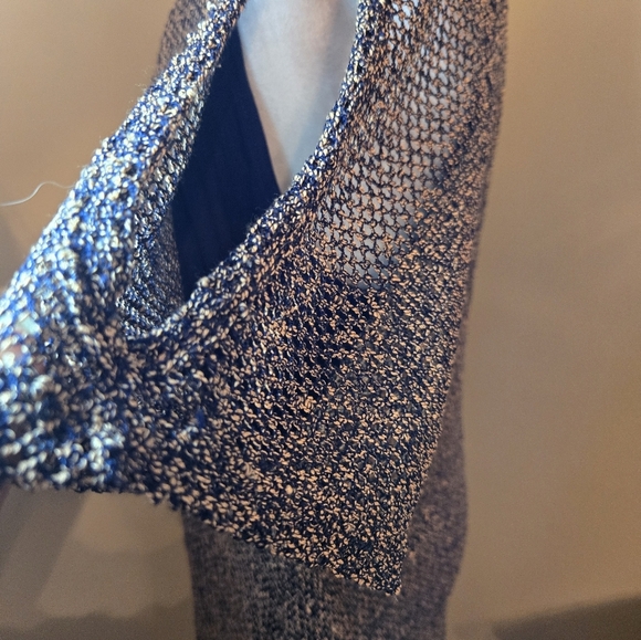 Rockmans Blue & gold short sleeve Blouse - Picture 6 of 14